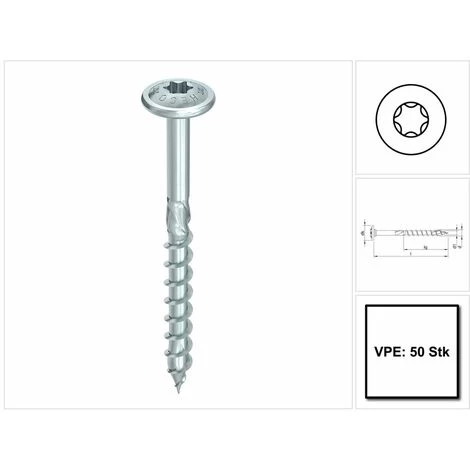 HECO SCHRAUBEN HECO TOPIX Plus Vis à Bois Professionnelle 8,0 X 180 Mm, Filetage Partiel , Tête Ronde Large, T-Drive, Galvanisé Bleu, A3K, 50pcs. ( 61306 ) 1 HECO SCHRAUBEN HECO TOPIX Plus Vis à Bois Professionnelle 8,0 X 180 Mm, Filetage Partiel , Tête Ronde Large, T-Drive, Galvanisé Bleu, A3K, 50pcs. ( 61306 )