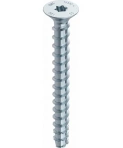 HECO SCHRAUBEN HECO MULTI MONTI Plus F Vis D'ancrage 6,0 X 120 Mm, 50 Pcs. + Vis à Béton, Tête Fraisée, T-Drive, Zingué Bleu, A2K (48505) -HECO SCHRAUBEN Soldes 2022 32917269 4