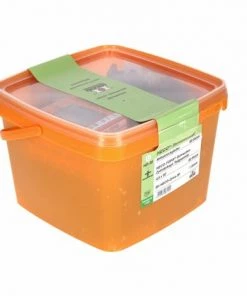 HECO SCHRAUBEN HECO Set De Fixations Pour Terrasse, 80 Pcs + Vis Pour Plancher HECO TOPIX 4,5 X 50 Mm HD 20 + Coffret ( 48716 )